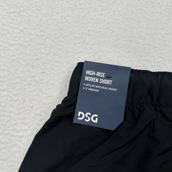 DSG Women's Notched Woven Shorts, Size Small, Black - Picture 5 of 8